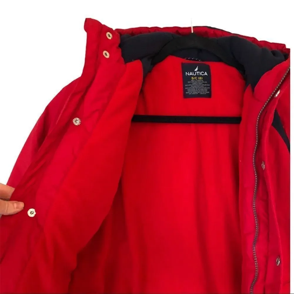 NAUTICA Boys Fleece‎ Lined Insulated Hooded Coat